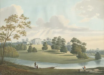 Patshull House: akvarellimaalaus ja [1826]