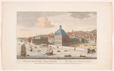 Näkymä Lissabonin kuninkaalliselle palatsille Näkymä Portugalin kuninkaan palatsista Lissabonissa (otsikko esineessä) Madrid ja Lissabon (sarjan nimi)