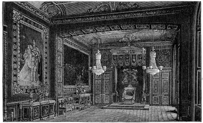 The Throne Room, Windsor, 1880.