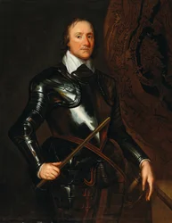 Oliver Cromwellin muotokuva 1599-1698.