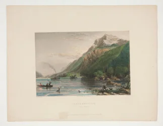 Black Mountain (Lake George), kuvitus Nathaniel Parker Willisille
