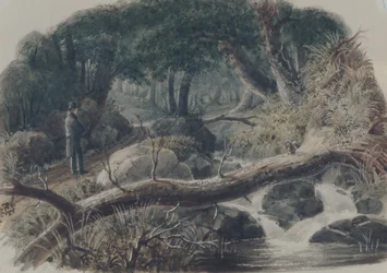 Sisäänkäynti metsään, 1836.