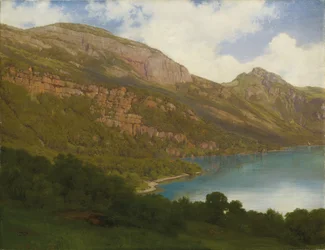 Näkymä Rigistä Luzernjärvelle, 1857