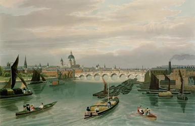 Näkymä Blackfriars Bridgelle ja St. Paul