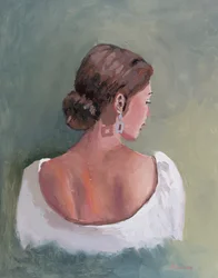 Anna, 2023 (öljy paneelille)