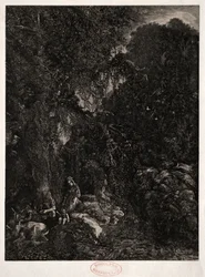 Pyhä perhe peuran kanssa, 1871.