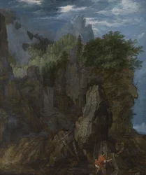 The Crayfish Fishermen, n. 1608 (öljy kankaalle)