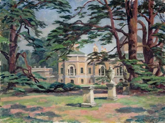 Chiswick House (öljy kankaalle)
