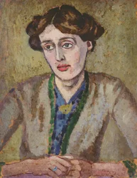 Virginia Woolf (1882-1941) (öljy aluksella)