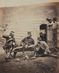 Leirielämän koettelemukset, Krimin sotaan liittyvästä 52 valokuvan albumista, 1855