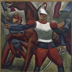 Cuirassier (öljy kankaalle