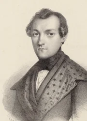 Pianisti ja säveltäjä Antoine de Kontskin muotokuva 1817-1899.