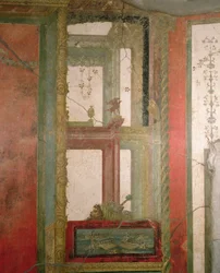Upea arkkitehtuuri, Pompei, Italia (fresko)