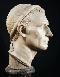 Antiokhos III Suuren johtaja (marmoriveistos)
