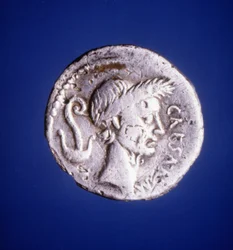 Julius Caesar - roomalainen kolikko