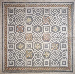 Mosaiikki, 2. vuosisata (marmori ja lasi)