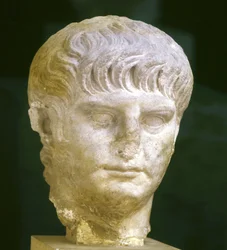 Nuoren keisari Neron (37-68) kuvaus. Rooma, Museo Nazionale Romano.