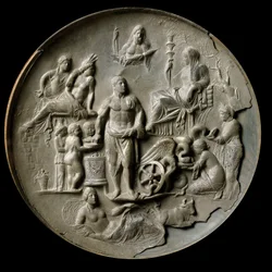 Aquileian hopeapatera hedelmällisyyden allegorialla