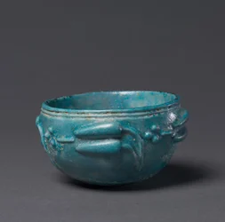 Bowl with Lotus Bud Decoration, Egypti, 1-200