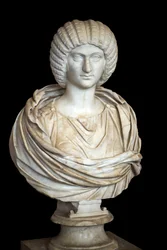 Julia Domna (n. 170 - 217 jKr), marmoria, roomalaista taidetta