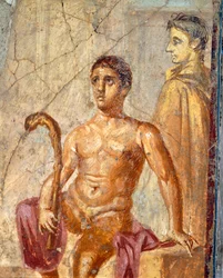 Selene ja Endymion, fresko House of Centenarysta, Pompejista, Campaniasta, Rooman sivilisaatiosta