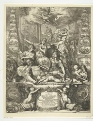 Allegoria Michiel de Ruyterin kuolemasta, 1676
