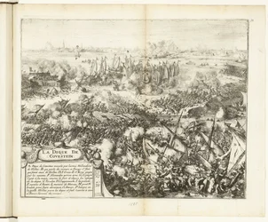 Taistelu Kauwensteinin padon puolesta, 1585 La digue de Covestein (otsikko esineessä) Guerres de Flandres (sarjan nimi)