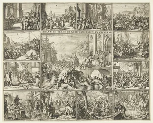 Protestanttien vaino Ranskassa Nantesin ediktin kumoamisen jälkeen 1685-1686 Tyrani reformoituja vastaan ​​Vrankrijkissa (otsikko esineessä)