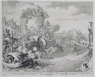 Wienin painosykli, Taborin saaren valloitus Leopoldstadtin laitamilla, 1683.