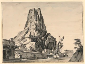 Lavastus, linna kukkulalla