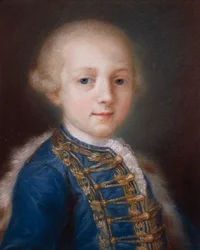 Nuoren pojan muotokuva, kirjoittanut Rosalba Carriera (1673-1757)