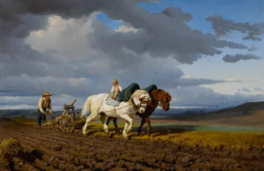 Kyntö, 1844.
