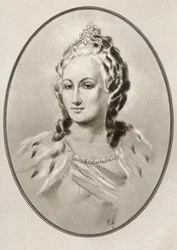 Katariina II, elokuvasta Living Biographies of Famous Rulers.