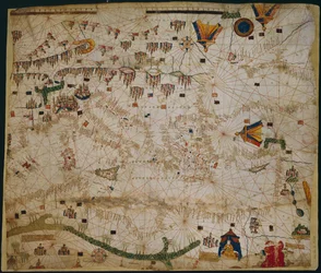 Välimeren ja Mustanmeren merikartta, 1440-luku