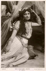 Constance Drever, brittiläinen näyttelijä, 1907.