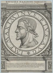 Rooman keisari Maximinus Thrax (painettu)