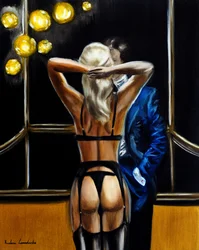 Midnight Romance, 2025 (öljy kankaalle)