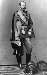 Venäjän keisari Aleksanteri II:n muotokuva (Aleksandri II, Aleksandr Nikolajevitš Romanov, Aleksanteri II Nikolajevitš) (1818-1881).