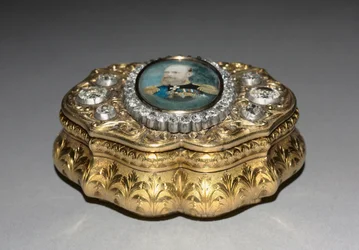 Laatikko, valmistaja Goffert, n. 1850