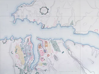 Sevastopolin kartta, 1854