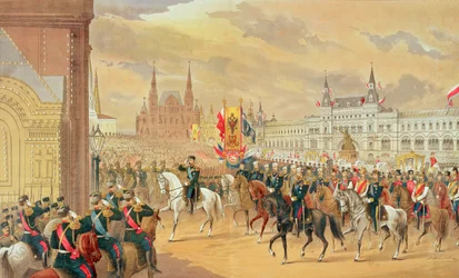 Tsaari Nikolai II:n avioliitto Aleksandran kanssa, Moskova, 1896