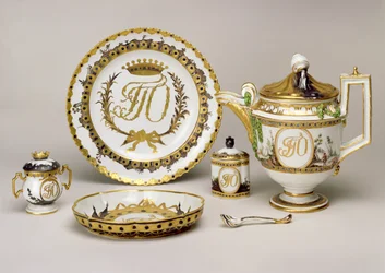 Orlovin teeastiasto keisarillisesta posliinitehtaasta, Pietari, n. 1765