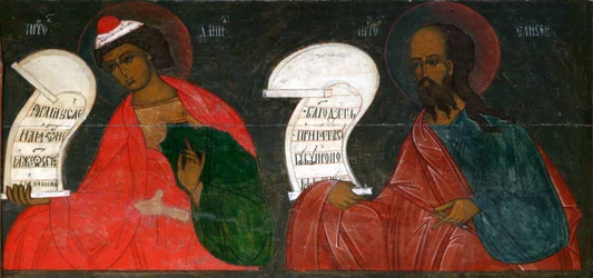 Profeetat Daniel ja Elisa, 1500-luku.