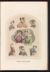 Pohjois-Hollannin perinteinen puku, 1857 Pohjois-Hollannin maakunta. / XXIII (otsikko esineessä)
