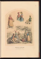 Gelderlandin maakunnan perinteinen puku, 1857 Gelderlandin maakunta / 
