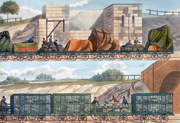 Junat Liverpoolin ja Manchesterin rautateillä, 1832-1833