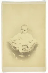 Nimetön istuvan lapsen muotokuva, 18501899.
