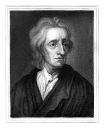 John Locke, englantilainen filosofi, 1825.