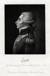 Markiisi de Lafayette, ranskalainen sotilasjohtaja ja valtiomies, 1845