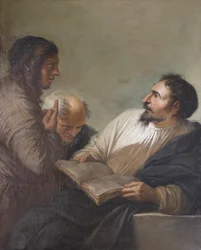 Platonin akatemia, noin 1650 (öljy kankaalle).